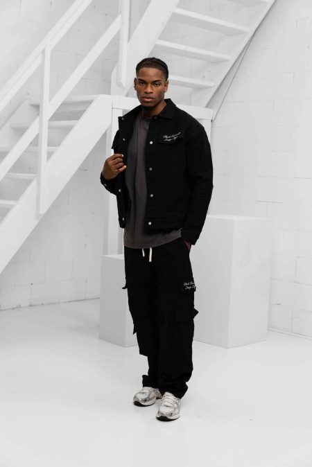 Black Bananas Twill Ripped Cargo Set Heren Zwart - Maat M - Kleur: Zwart | Soccerfanshop