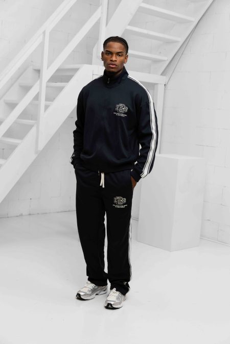 Black Bananas Monogram Trainingspak Heren Donkerblauw - Maat L - Kleur: Donkerblauw | Soccerfanshop