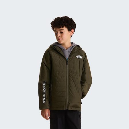 The North Face Synthetische Never Stop-jas Voor Jongens New Taupe Green male