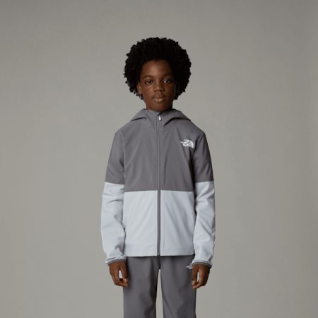 The North Face On The Trail-jas Met Capuchon En Volledige Rits Voor Jongens High Rise Grey-smoked P male