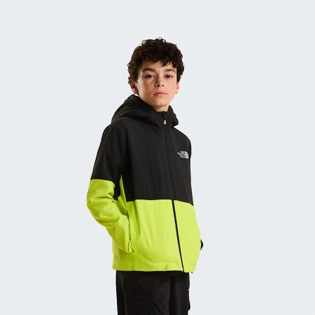 The North Face On The Trail-jas Met Capuchon En Volledige Rits Voor Jongens Tnf Black-fizz Lime-silver Reflective male