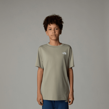 The North Face Reaxion-t-shirt Voor Jongens Clay Grey male