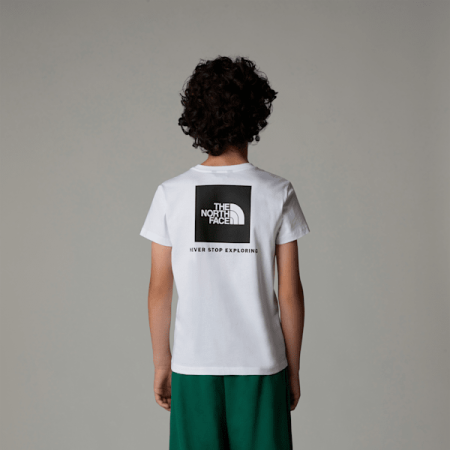 The North Face Redbox-t-shirt Voor Jongens Tnf White male