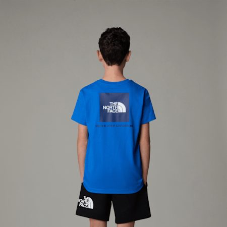 The North Face Redbox-t-shirt Voor Jongens Hero Blue-estate Blue male