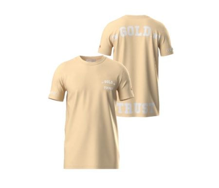 In Gold We Trust The Pusha T-Shirt Heren Geel - Maat S - Kleur: Geel | Soccerfanshop