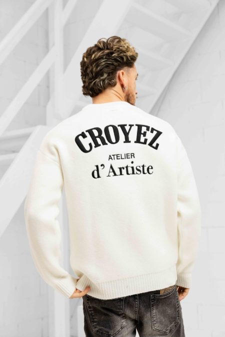 Croyez Atelier Knit Sweater Heren Gebroken Wit - Maat XS - Kleur: Gebroken Wit | Soccerfanshop