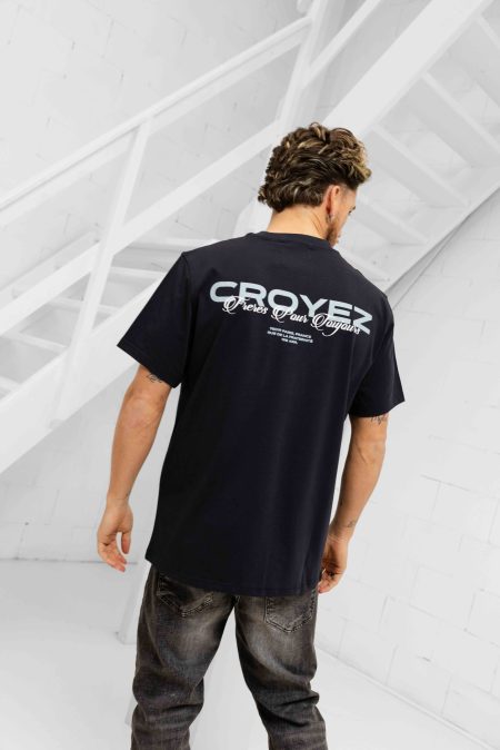 Croyez Frères T-Shirt Heren Donkerblauw - Maat XL - Kleur: Donkerblauw | Soccerfanshop