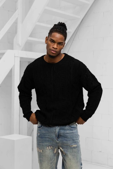 Carlo Colucci C10006 20 Sweater Heren Zwart - Maat XL - Kleur: Zwart | Soccerfanshop