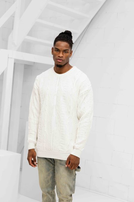 Carlo Colucci X Australian C10006 59 Sweater Heren Wit - Maat XXL - Kleur: Wit | Soccerfanshop