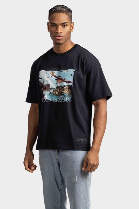 Carlo Colucci C3439 20 Icarius T-Shirt Heren Zwart - Maat XXL - Kleur: Zwart | Soccerfanshop