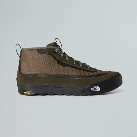The North Face Geïsoleerde Waterdichte Clyffe-midsportschoenen New Taupe Green-bark Mist male