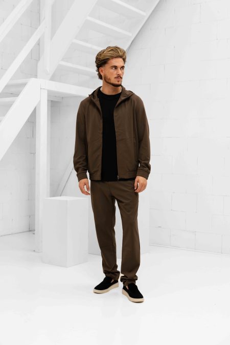 Cou7ure Essentials Reflection Hoodie Trainingspak Heren Bruin - Maat XL - Kleur: Bruin | Soccerfanshop