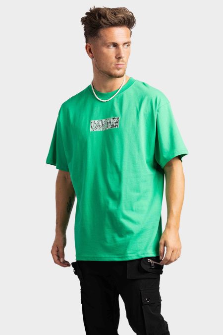 Couture Club Box Print Forest Graphic T-Shirt Heren Groen - Maat XXXL - Kleur: Groen | Soccerfanshop