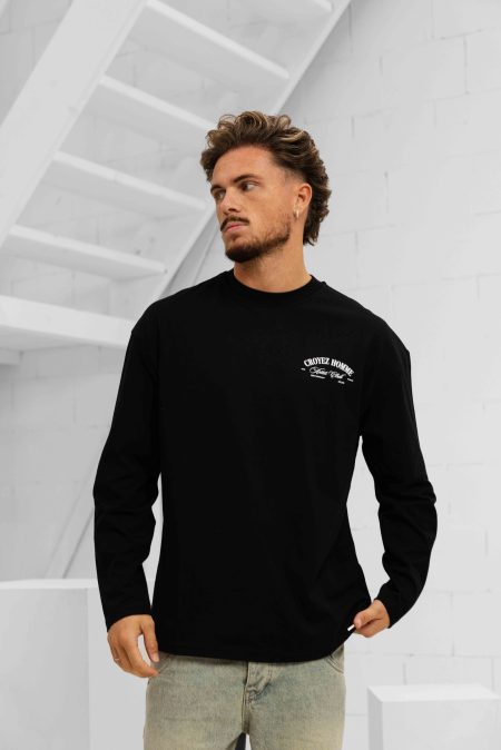 Croyez Artist Club Longsleeve T-Shirt Heren Zwart - Maat XL - Kleur: Zwart | Soccerfanshop