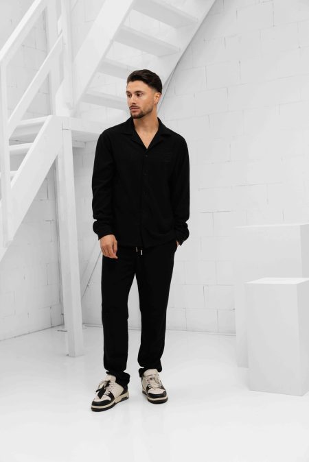 Croyez Ribbed Set Heren Zwart - Maat L - Kleur: Zwart | Soccerfanshop