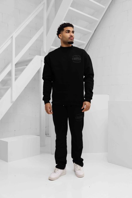 Croyez Stamp Trainingspak Heren Zwart - Maat XXL - Kleur: Zwart | Soccerfanshop