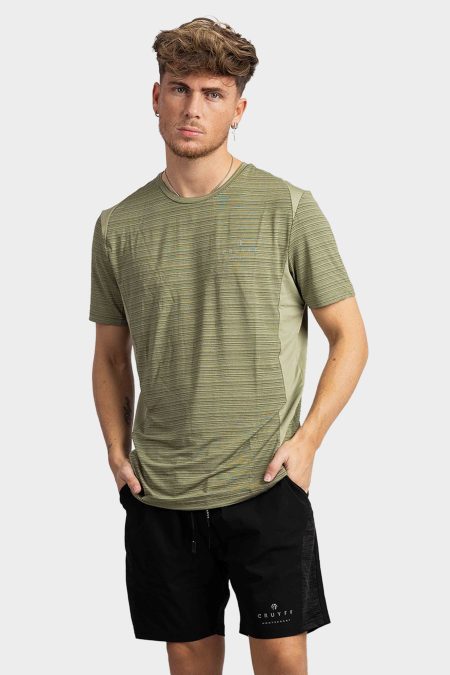 Cruyff Montserrat Minos T-Shirt Heren Groen - Maat L - Kleur: Groen | Soccerfanshop