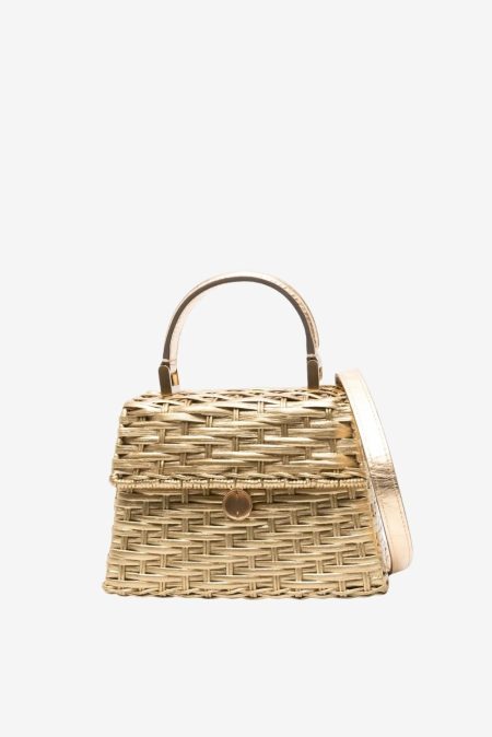 Cult Gaia crossbody Nano Sybil CB3677RT3097 brushed brass