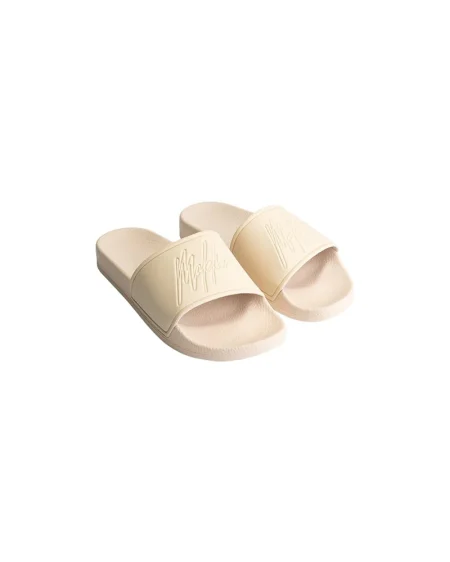 Malelions Signature Slippers Dames Beige - Maat 41 - Kleur: Beige | Soccerfanshop