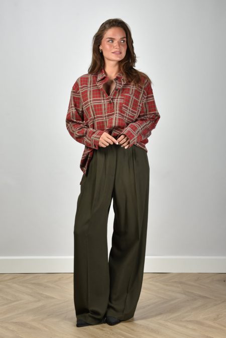 IRO broek Pallia WM23PALLIA army green