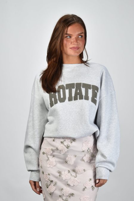 Rotate trui 1158341473 light grey melange