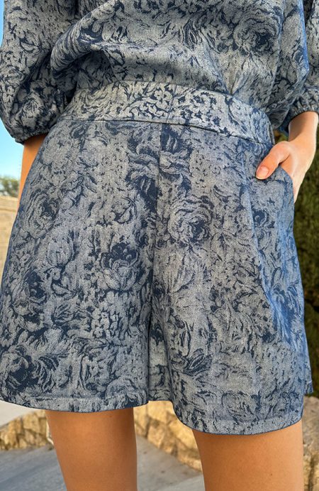 Denim Flower Short 2.0