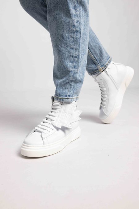 Dsquared2 Ginevra 73561 Sneaker Dames/Kids Wit - Maat 40 - Kleur: Wit | Soccerfanshop