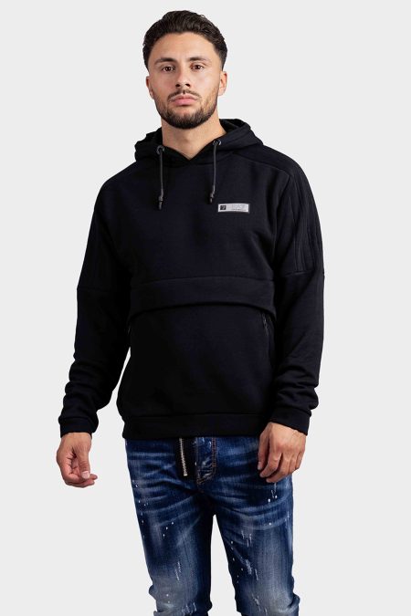 EA7 Emporio Armani Ventus7 Hoodie Heren Zwart - Maat XL - Kleur: Zwart | Soccerfanshop