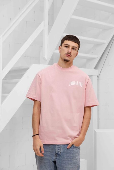 Equalité Oliver T-Shirt Heren Roze - Maat L - Kleur: Roze | Soccerfanshop
