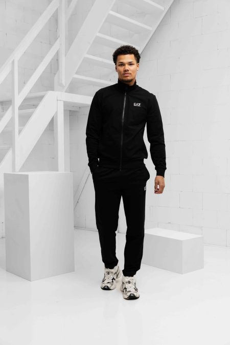 Emporio Armani EA7 8NPV61 Trainingspak Heren Zwart - Maat XL - Kleur: Zwart | Soccerfanshop