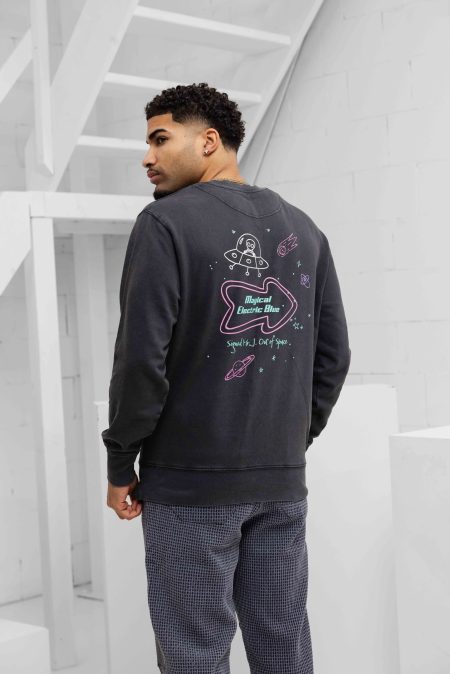 Enfance Grey Glitter Sweater Heren Donkergrijs - Maat M - Kleur: Donkergrijs | Soccerfanshop