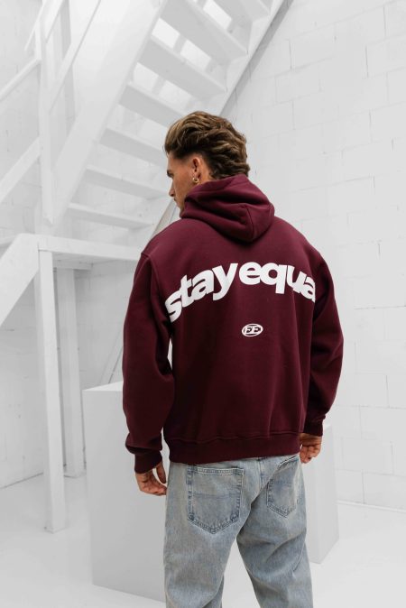 Equalité Stay Equal Hoodie Heren Paars - Maat XL - Kleur: WitPaars | Soccerfanshop