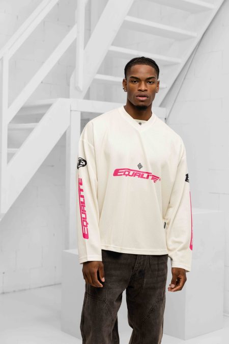 Equalité Arena Longsleeve Jersey Heren Gebroken Wit - Maat XL - Kleur: Gebroken Wit | Soccerfanshop