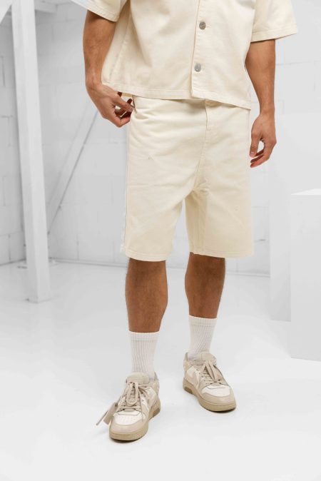 Equalité Astra Denim Korte Broeken Heren Gebroken Wit - Maat L - Kleur: Gebroken Wit | Soccerfanshop