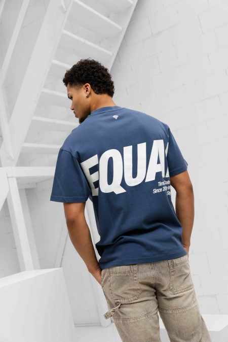 Equalité Elia Oversized T-Shirt Heren Donkerblauw - Maat XXL - Kleur: Donkerblauw | Soccerfanshop