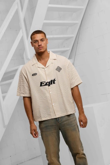 Equalité Jersey Boxy Shirt Heren Beige - Maat L - Kleur: Beige | Soccerfanshop