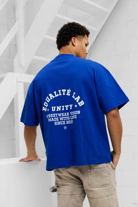 Equalité Lucius Boxy T-Shirt Heren Blauw - Maat L - Kleur: Blauw | Soccerfanshop