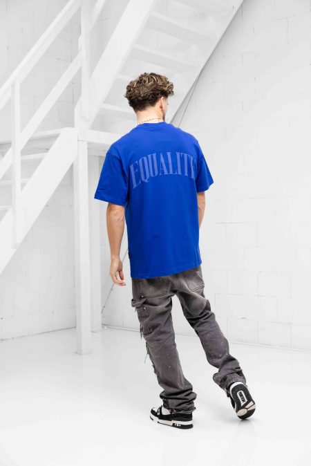 Equalité Oliver Oversized T-Shirt Heren Blauw - Maat XL - Kleur: Blauw | Soccerfanshop