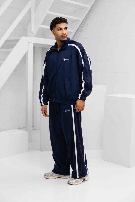 Equalité Track Trainingspak Heren Donkerblauw - Maat L - Kleur: Donkerblauw | Soccerfanshop