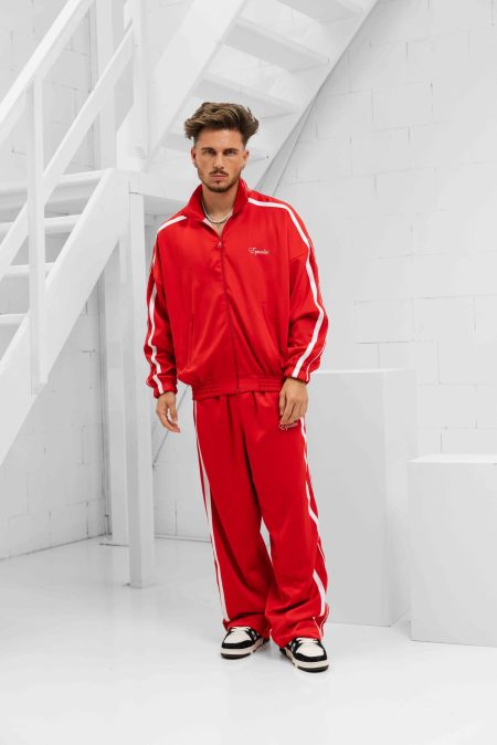 Equalité Track Trainingspak Heren Rood - Maat XL - Kleur: Rood | Soccerfanshop