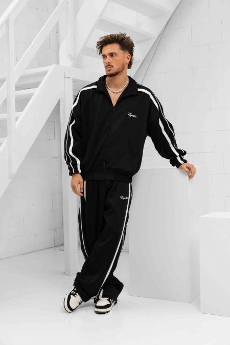 Equalité Track Trainingspak Heren Zwart - Maat L - Kleur: Zwart | Soccerfanshop