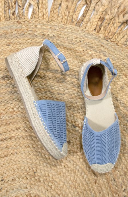 Espadrilles Suède Blauw