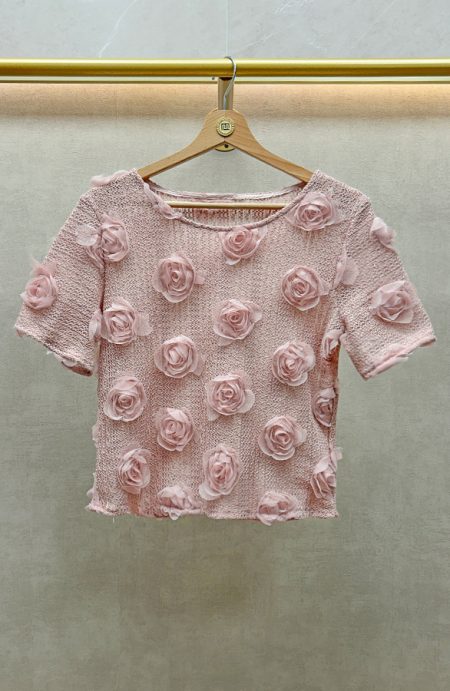 Exclusive Rose Top Dust Pink