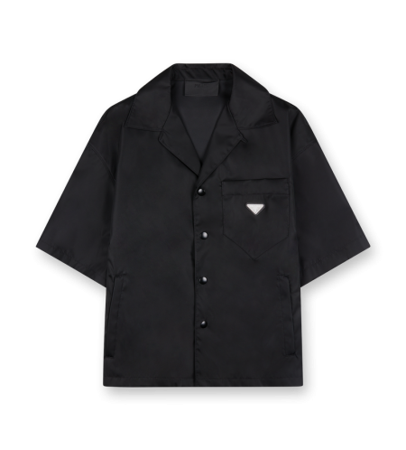 Re-nylon Short-sleeved Shirt Black - L