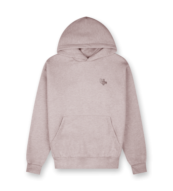 Outline Logo Hoodie Sand Melange - S