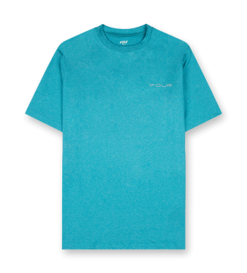 Sportswear T-shirt Melange Ocean Blue - XL