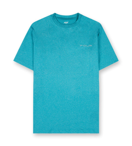 Sportswear T-shirt Melange Ocean Blue - XS