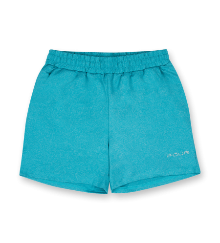 Sportswear Shorts Melange Ocean Blue - XS