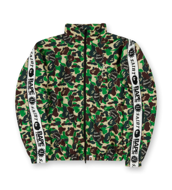 Track Jacket Saint Mxxxxxx X A Bathing Ape Green - L