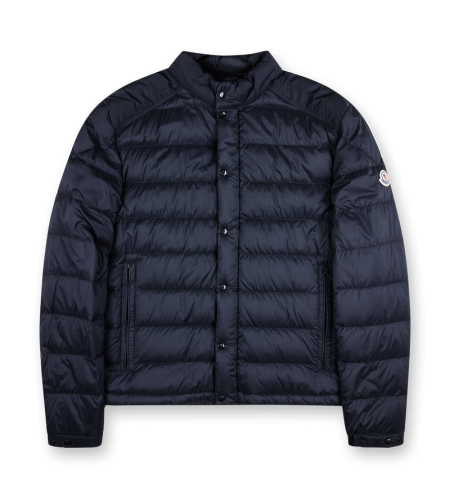 Selves Short Down Jacket Navy Blue - 4